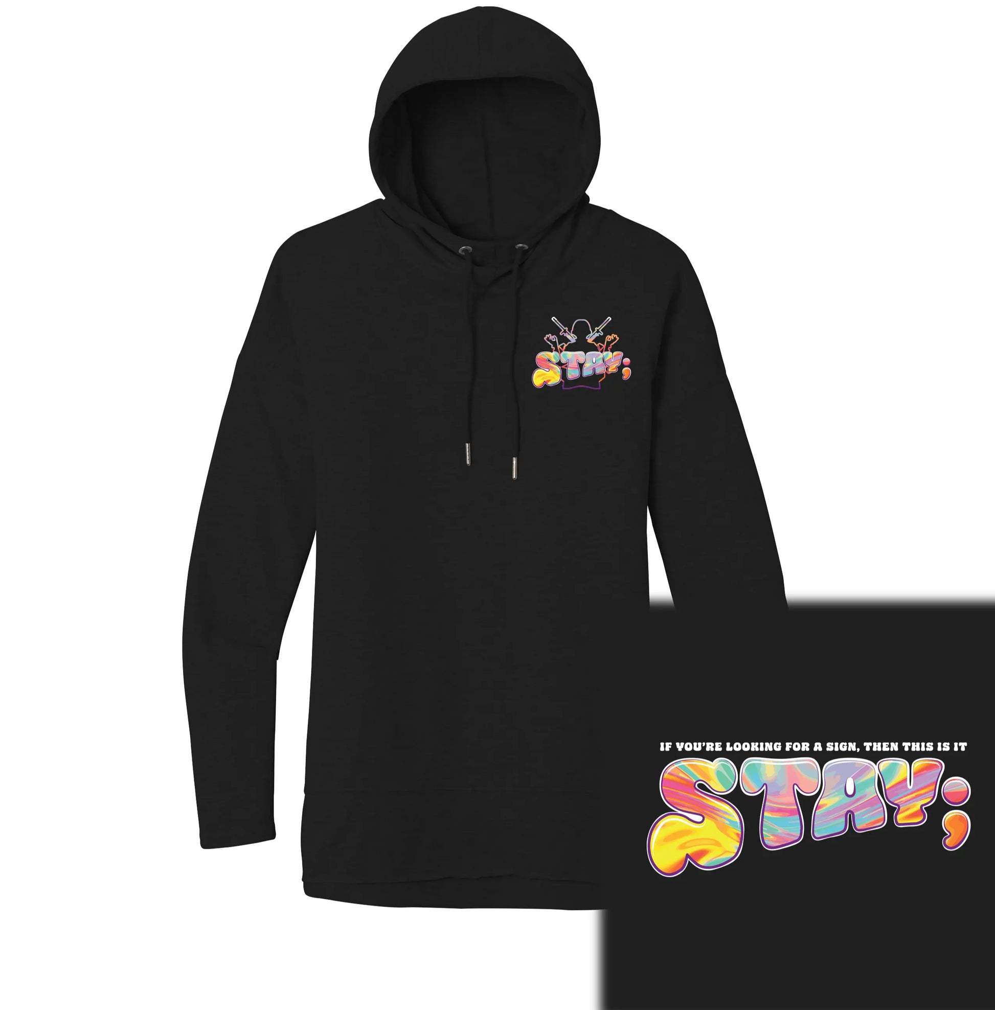 STAY; - LADIES HOODIE Mental Joe