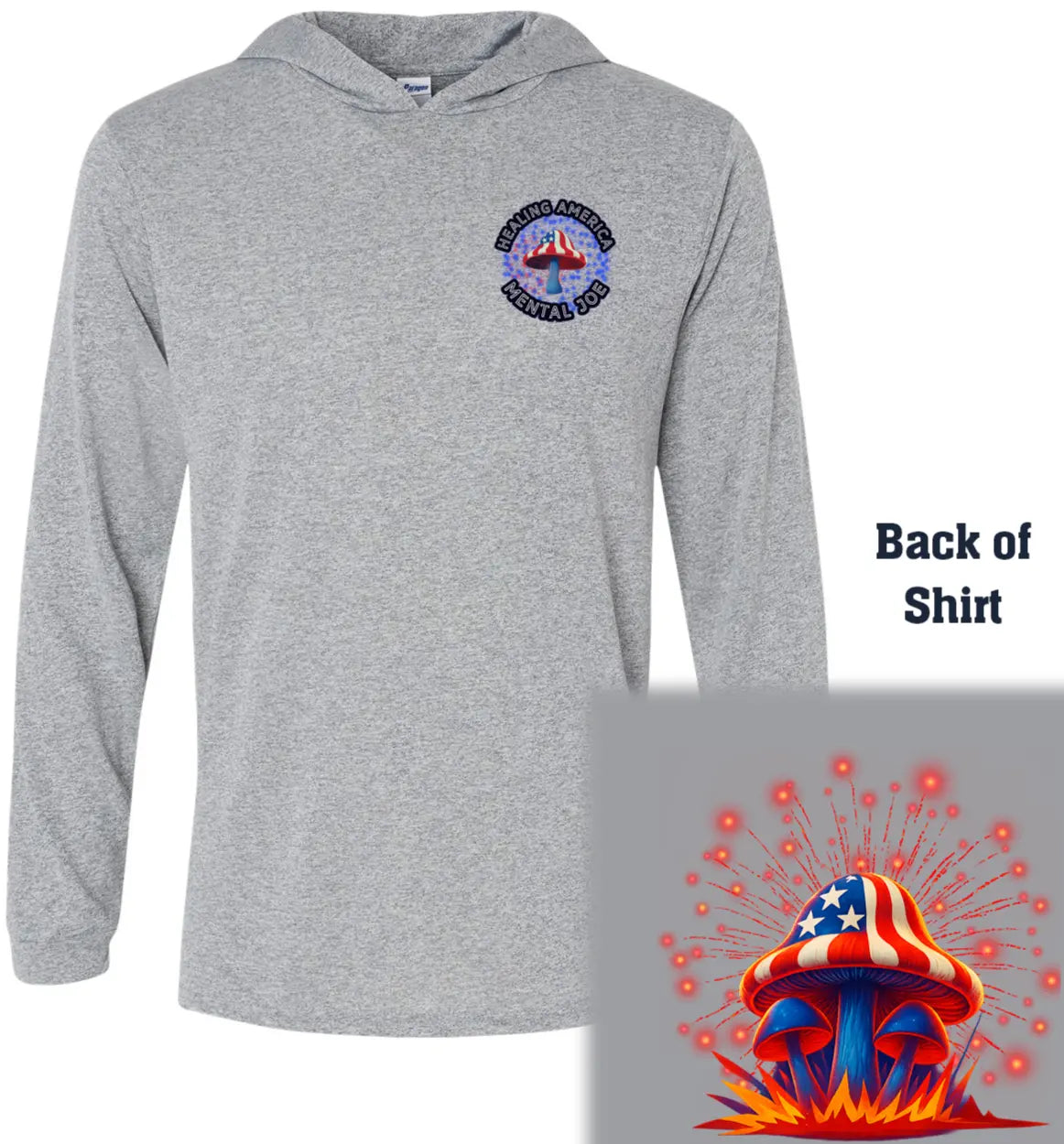 Healing America - Sun Hoodie Mental Joe