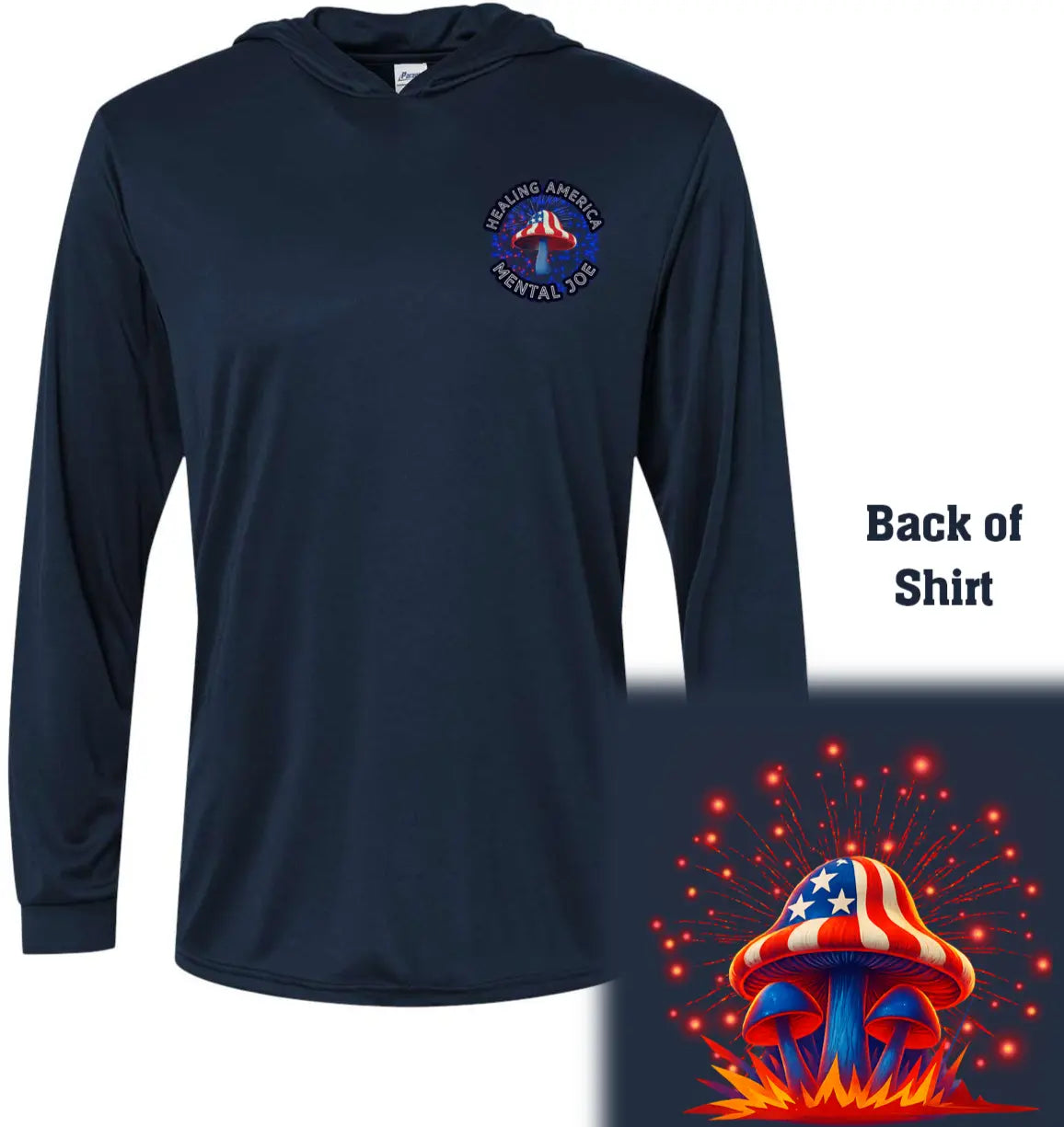 Healing America - Sun Hoodie Mental Joe