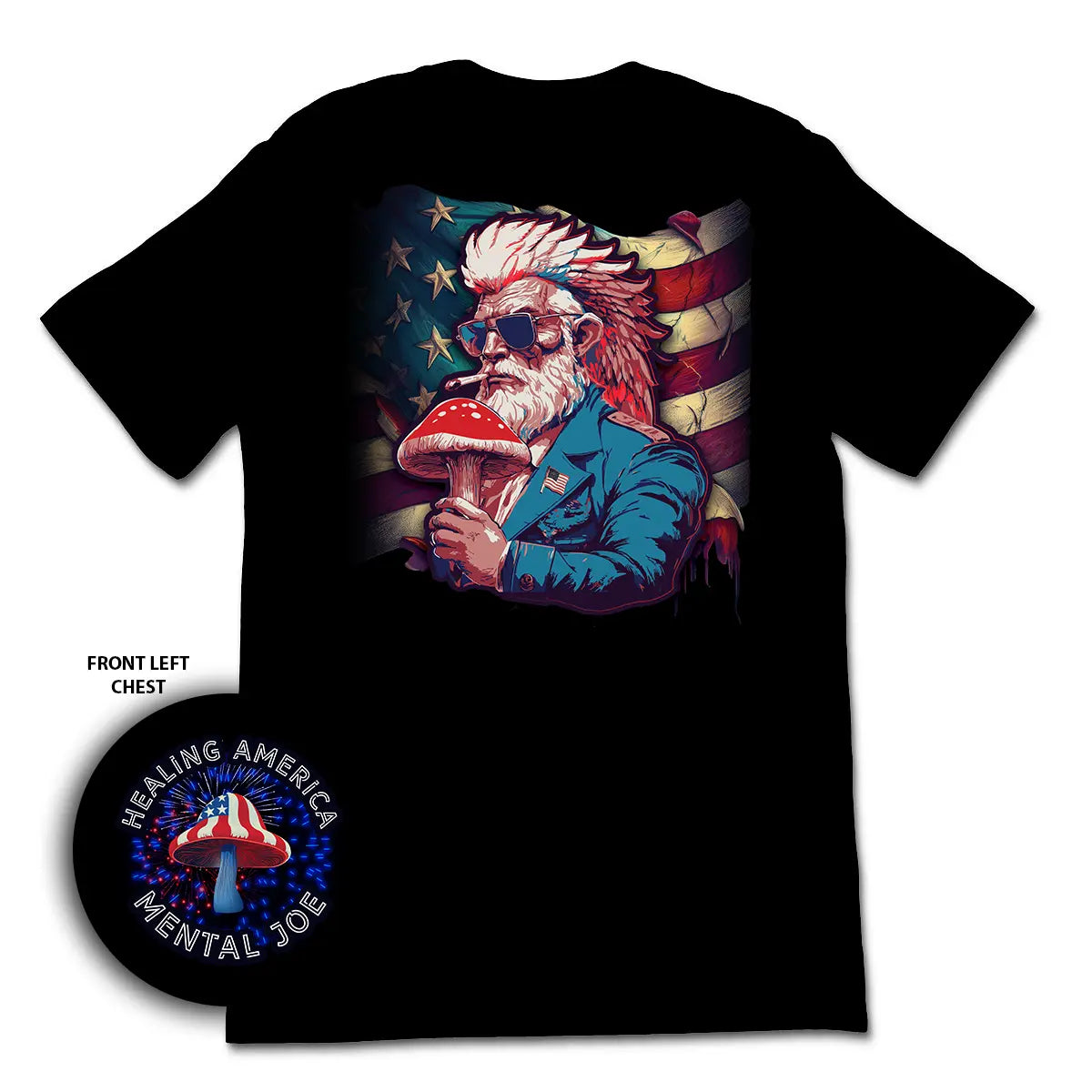 Uncle Sam HEAL - Tee Mental Joe