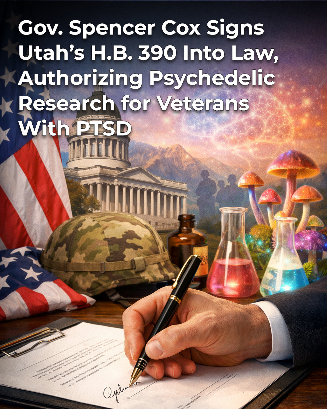 Gov. Cox Signs Utah's H.B. 390 Into Law – Mental Joe
